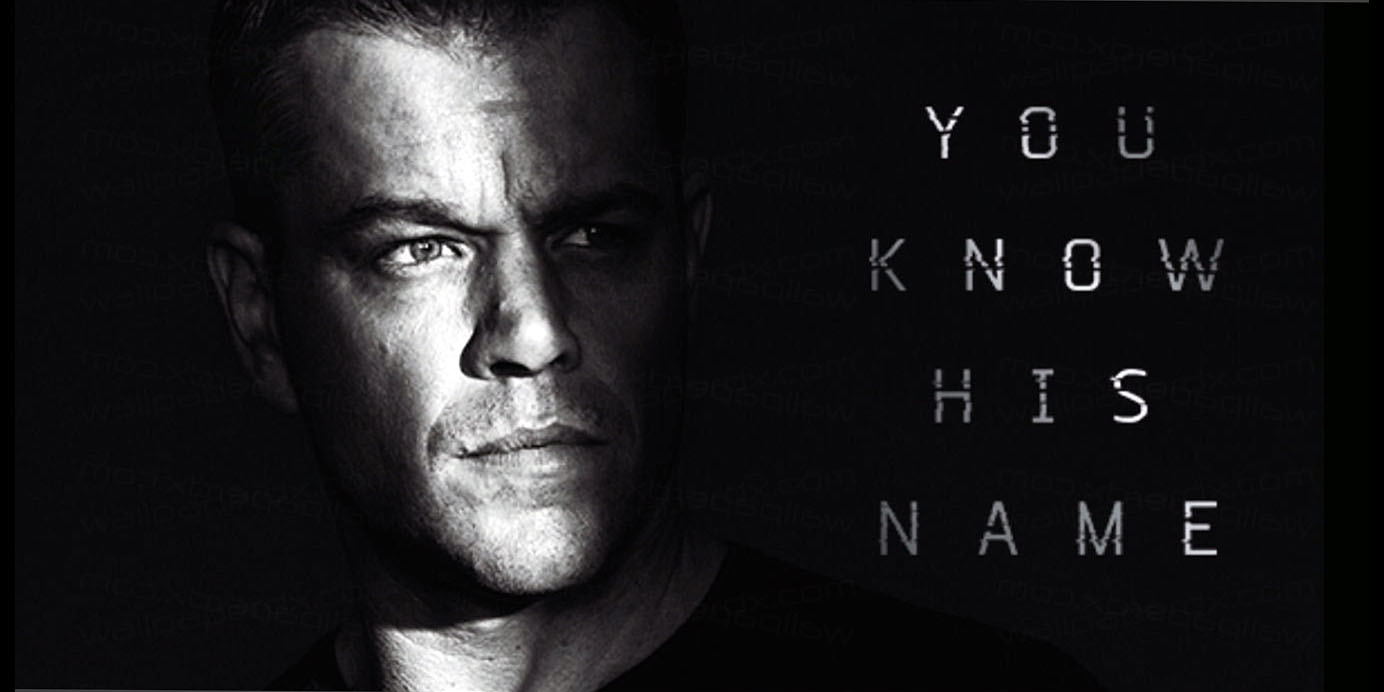 A movie image of Jason Bourne