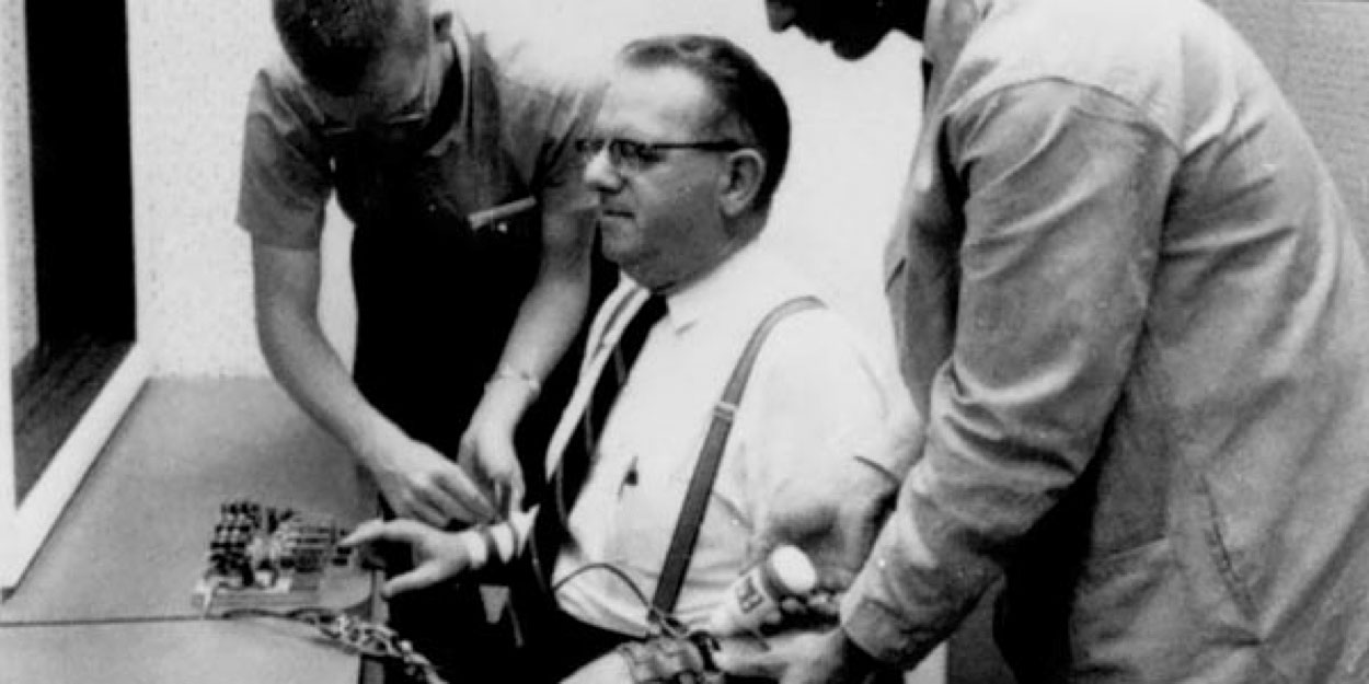 The Milgram obedience experiment