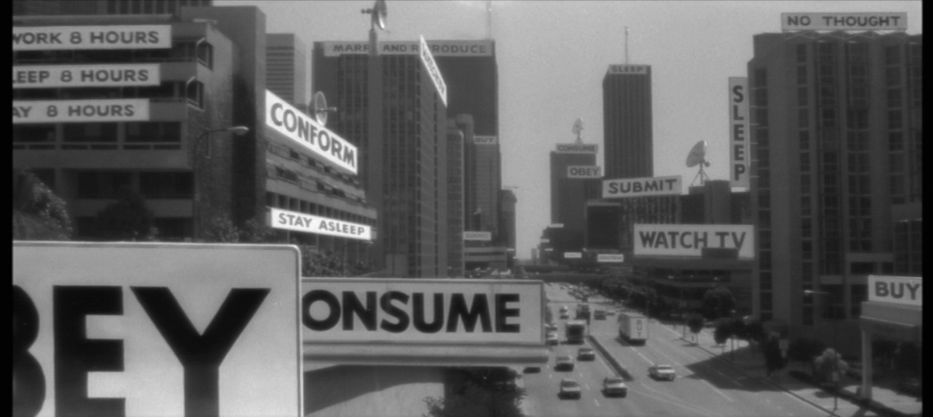 An image from the film They Live