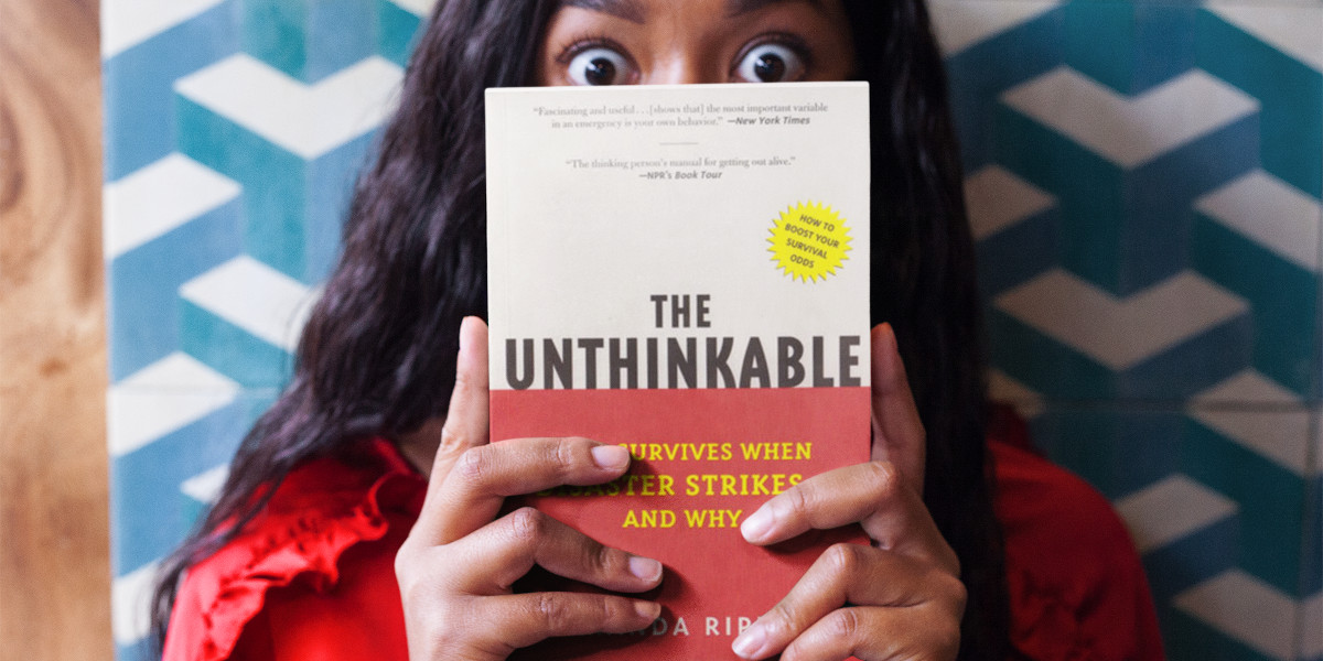 Cover art from The Unthinkable by Amanda Ripley
